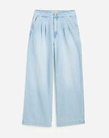 The Curvy Harlow Wide-Leg Denim Trouser Noll Wash: Airy Edition | Madewell