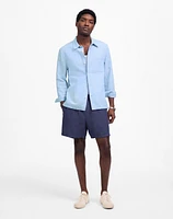 Button-Up Shirt Cotton-Linen Blend | Madewell