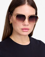 Oversized Rounded Square Sunglasses | Madewell