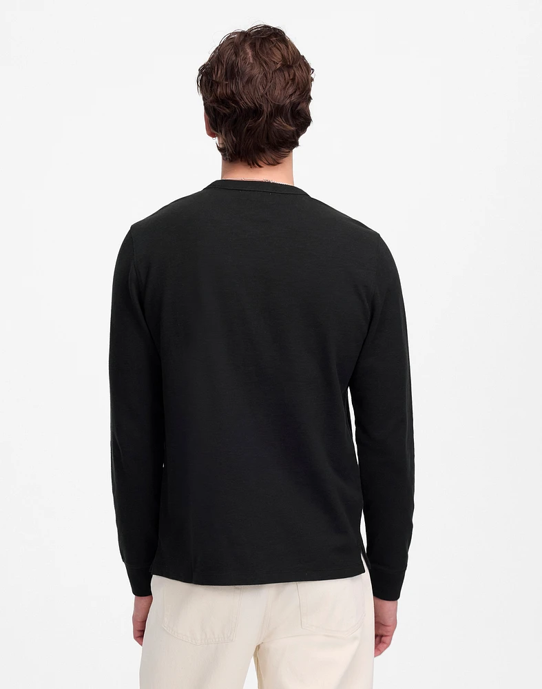 Heavyweight Slub Cotton Long-Sleeve Tee | Madewell