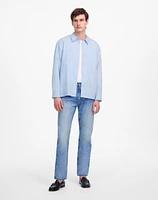 Straight-Hem Cotton Button-Up Shirt | Madewell