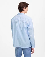 Straight-Hem Cotton Button-Up Shirt | Madewell