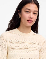 Scalloped-Trim Sweater Tee | Madewell