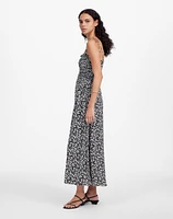 Tie Shoulder Midi Dress Floral | Madewell