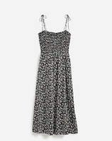 Tie Shoulder Midi Dress Floral | Madewell