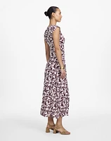 Ruched Flutter Sleeve Midi Dress | Madewell