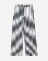 The Zoe Relaxed Wide Pant Linen-Cotton Blend | Madewell