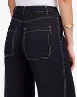 The Tall Zoe Relaxed Wide Pant 100% Linen | Madewell