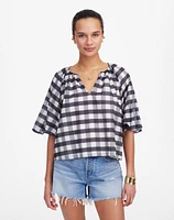 Bubble-Sleeve Top | Madewell