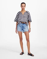 Bubble-Sleeve Top | Madewell