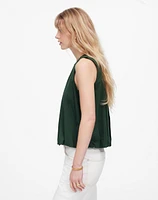 Sleeveless Crewneck Bubble Top | Madewell