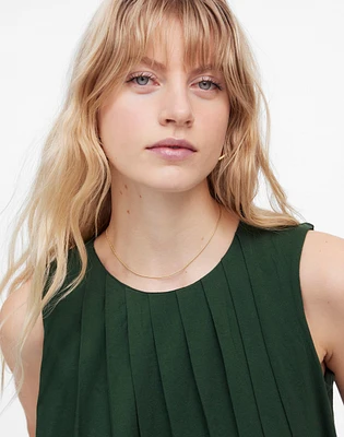 Sleeveless Crewneck Bubble Top | Madewell