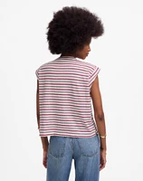 Boxy Muscle Tee Stripe | Madewell
