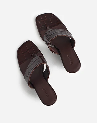 The Deanna Thong Wedge Sandal | Madewell