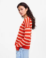 Linen Drop-Shoulder Sweater | Madewell