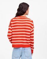 Linen Drop-Shoulder Sweater | Madewell
