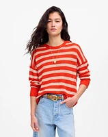Linen Drop-Shoulder Sweater | Madewell