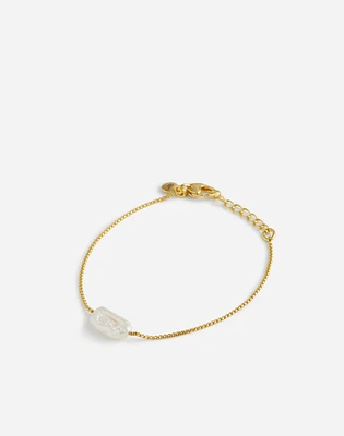 Elongated Freshwater Pearl Chain Bracelet | Madewell
