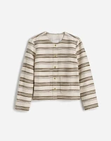 Lady Jacket Striped Tweed | Madewell