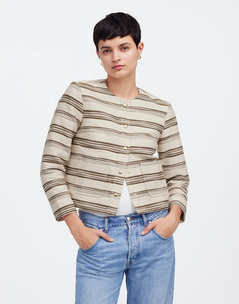 Lady Jacket Striped Tweed | Madewell