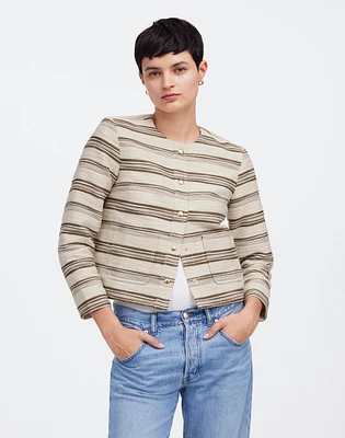Lady Jacket Striped Tweed | Madewell