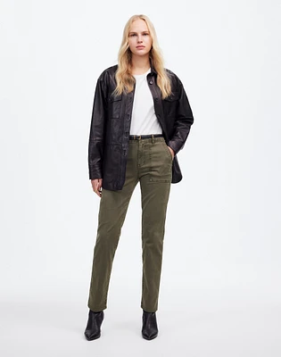 The Slim Straight Utility Pant Garment Dye | Madewell
