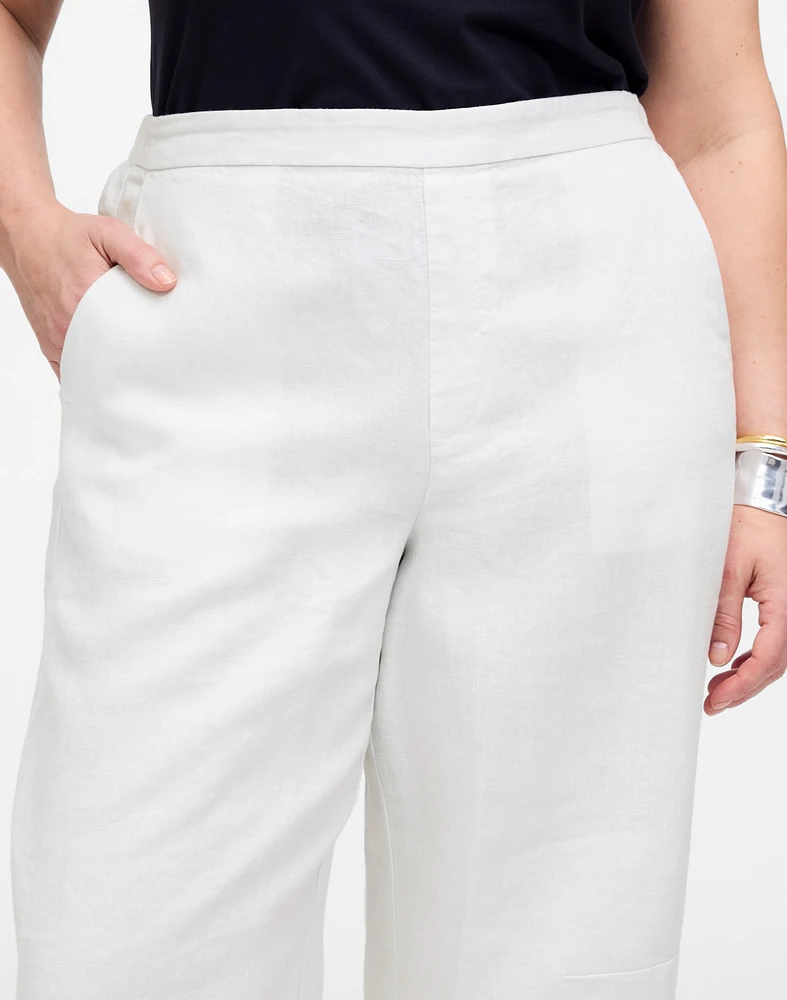 Pull-On Barrel Pants 100% Linen | Madewell