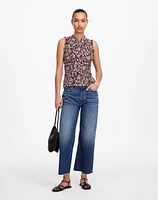 Ruffled Smocked Top Floral | Madewell