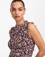 Ruffled Smocked Top Floral | Madewell