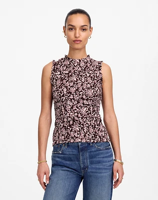 Ruffled Smocked Top Floral | Madewell