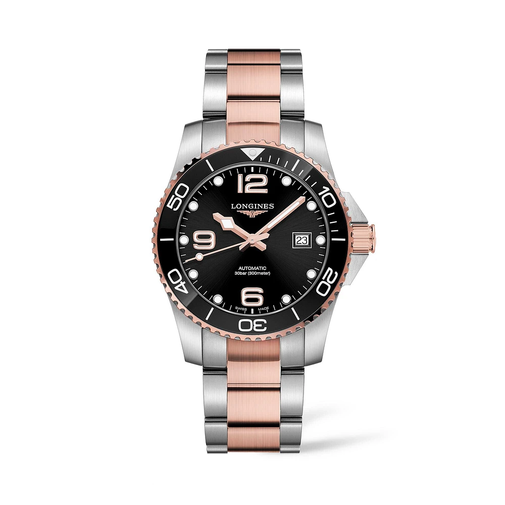 hydroConquest Automatic 41 mm Red PVD Stainless Steel
