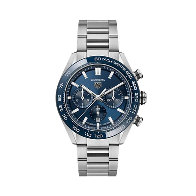 Carrera Automatic Chronograph 44 mm Stainless Steel