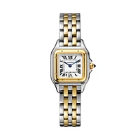 Panthère de Cartier Small Quartz 23 x 30 mm Yellow Gold and Stainless Steel
