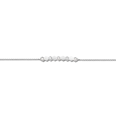 Bee de Chaumet White Gold and Diamond Bracelet