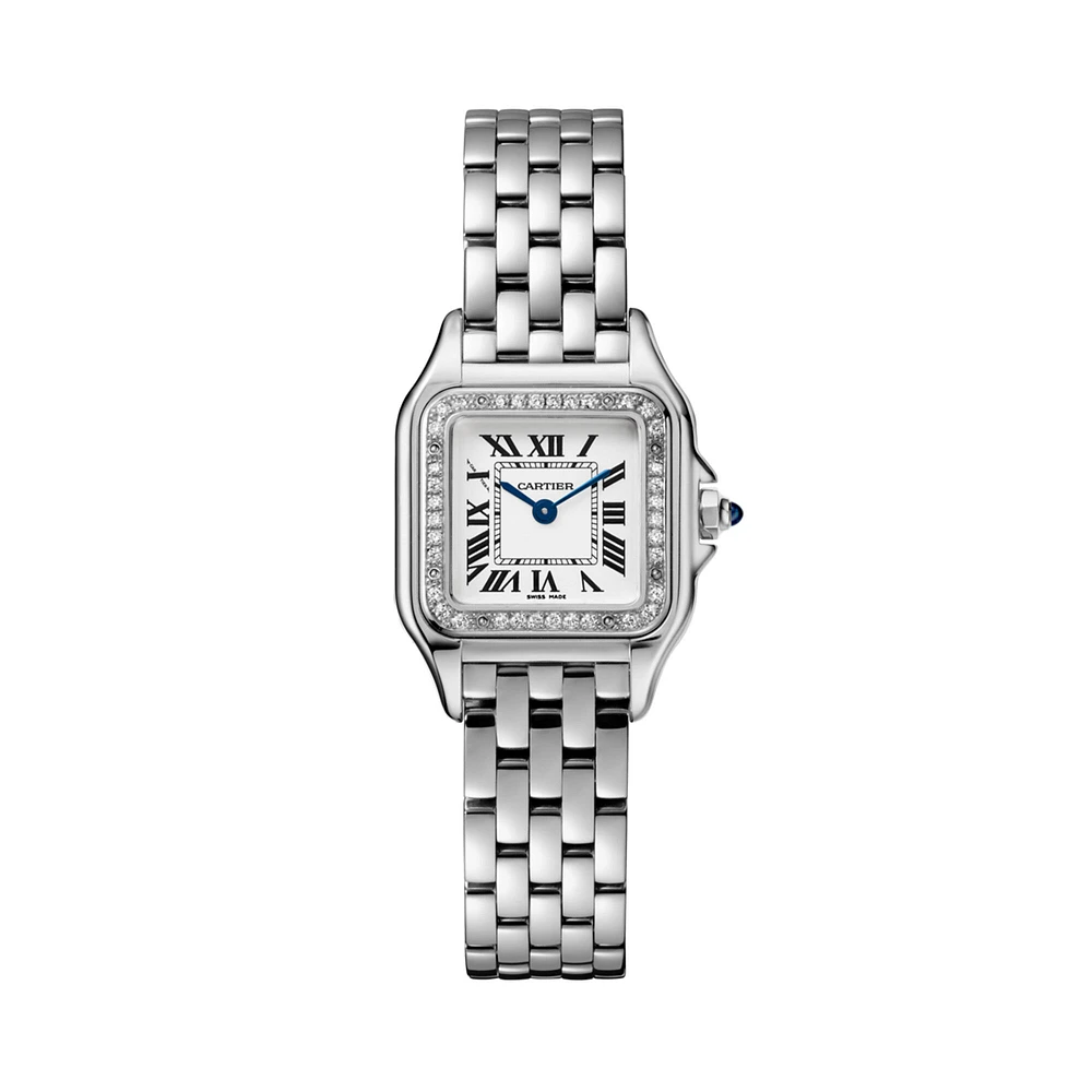 Panthère de Cartier Small Quartz 23 x 30 mm Stainless Steel and Diamond