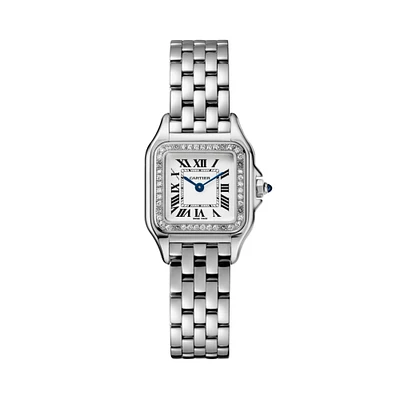 Panthère de Cartier Small Quartz 23 x 30 mm Stainless Steel and Diamond