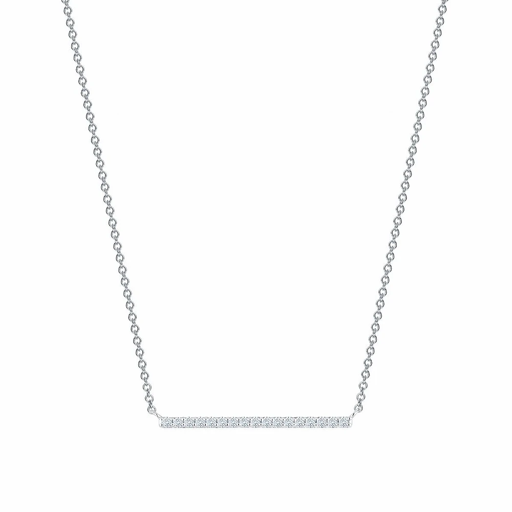 Diamond Bar Necklace