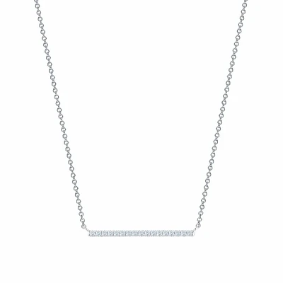 Diamond Bar Necklace