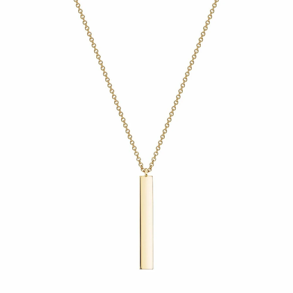 Vertical Bar Necklace