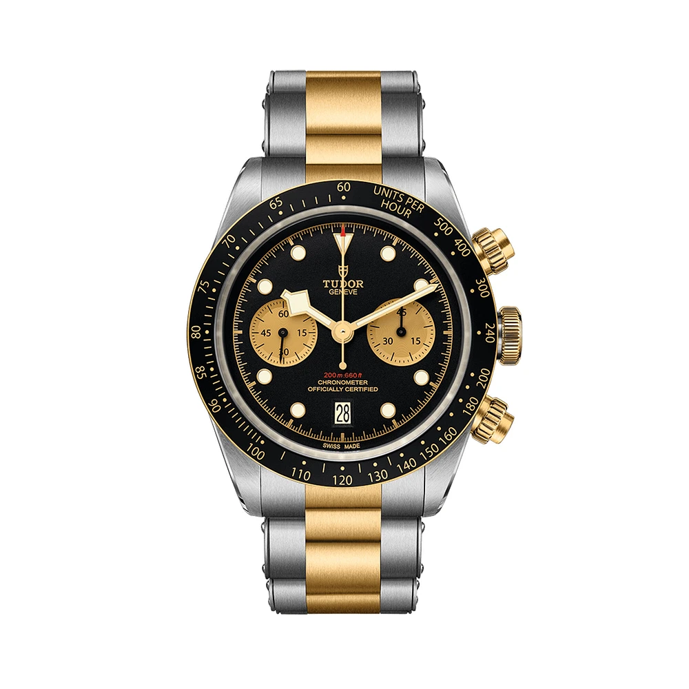 Black Bay Chrono Automatic Chronograph 41 mm Yellow Gold and Stainless Steel