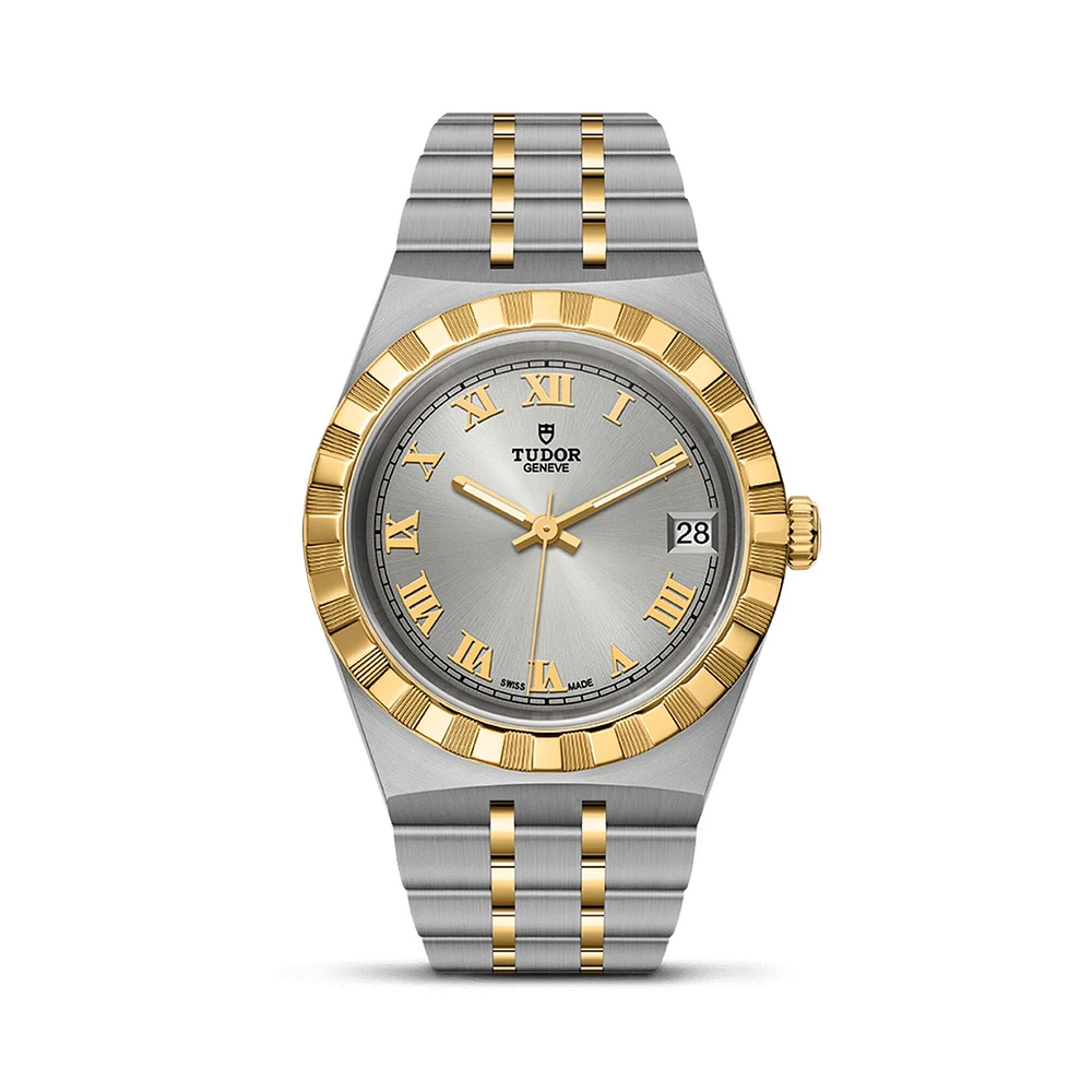 TUDOR Royal Automatic 34 mm Yellow Gold and Stainless Steel