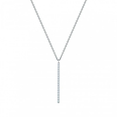 Vertical Diamond Bar Necklace