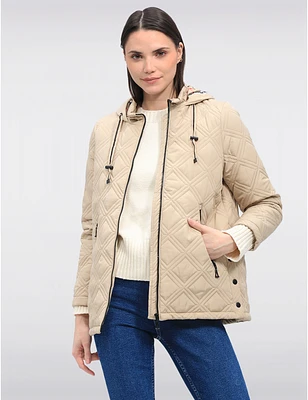 Veste Matelassée Végane à Capuche Saki