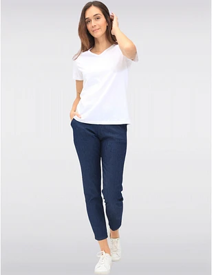 T-shirt Col V Coton Vegan par Point Zero