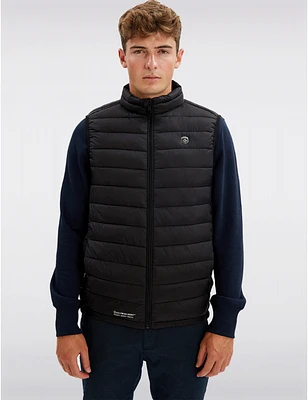Gilet Matelassé Ultraléger Noir par Point Zero