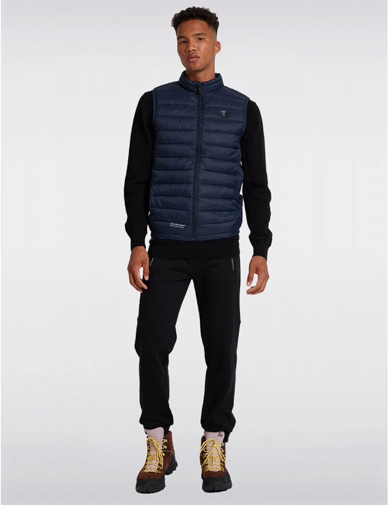 Gilet Matelassé Ultraléger Marine par Point Zero