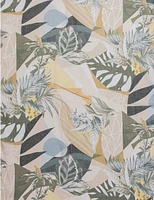 Manteaux Manteaux | La maison du manteau au Québec Foulard Oblong Imprimé Tropical avec Motifs Floraux et Feuilles de Palmier
