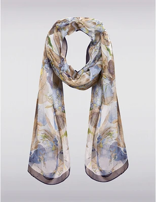 Manteaux | La maison du manteau au Québec Foulard Châle Oversized Polyvalent à Motif Floral Rouge Attrayant