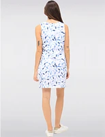 Robe Sans Manches Feuilles Tango Mango