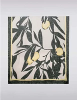 Manteaux Manteaux | La maison du manteau au Québec Foulard Oblong Léger à Imprimé Distinctif et Bordures Contrastées Noires